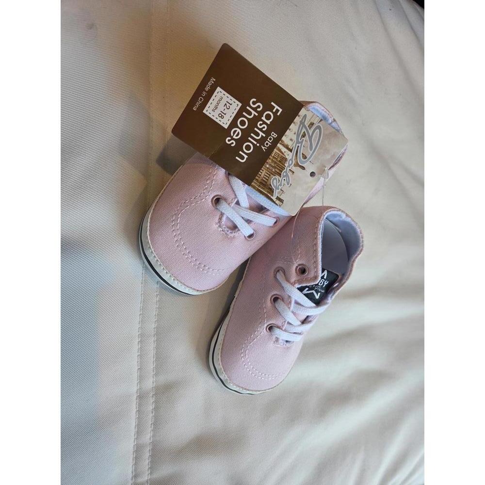 Pink Baby Fashion Shoes Size 12-18m - Picture 3 of 4